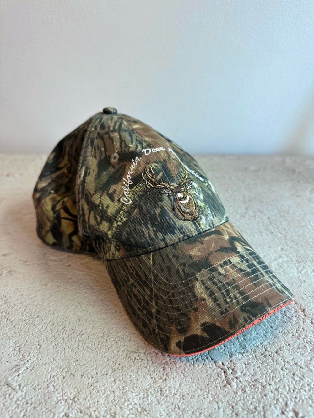 Camouflage California Deer Association hat
